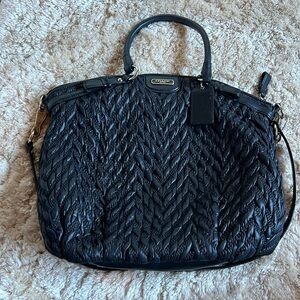 Coach Vintage Pebbled Leather Sofia Bag EUC